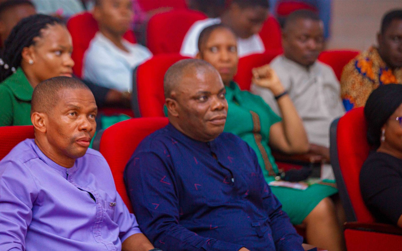 Guests seated in the audience