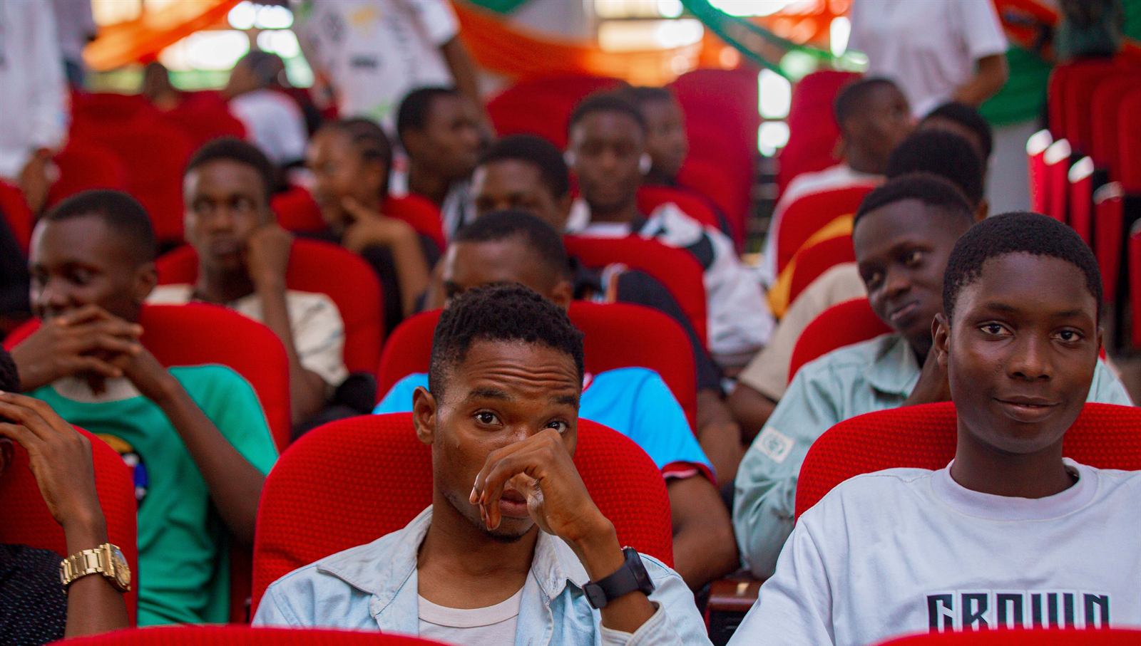 Students in the audience